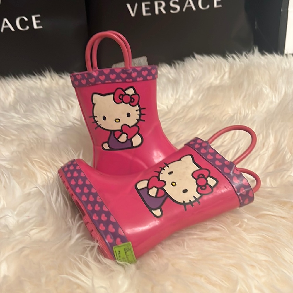 Western Chief Pink Kids Rain Boots